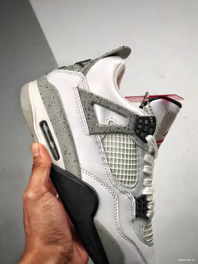 OG Air White (nike) Cement 4 Jordan 840606-192 0417